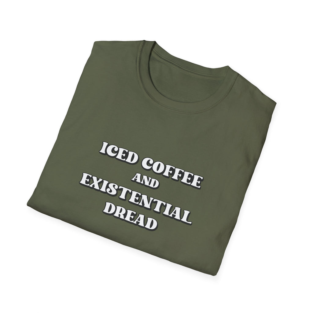 Iced Coffee and Existential Dread T-Shirt
