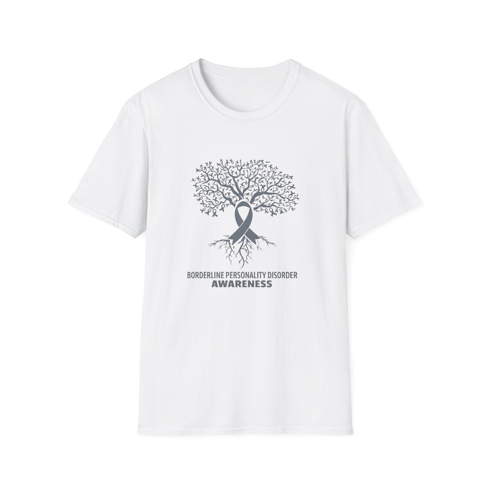 Borderline Personality Disorder Awareness T-Shirt — Tree & Ribbon Mental Health Support Tee