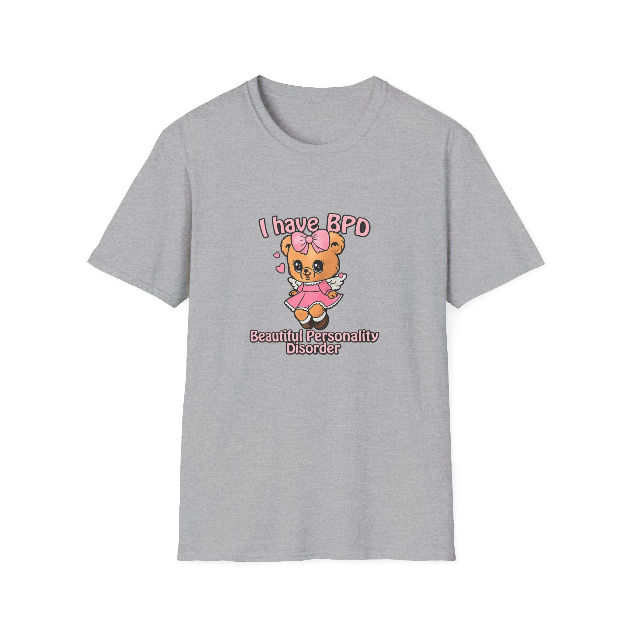 BPD Cute Teddy T‑Shirt — "I Have BPD (Beautiful Personality Disorder)" Mental Health Awareness Tee