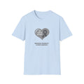 Borderline Personality Disorder Awareness T-Shirt — "His Fight Is My Fight" Gray Ribbon