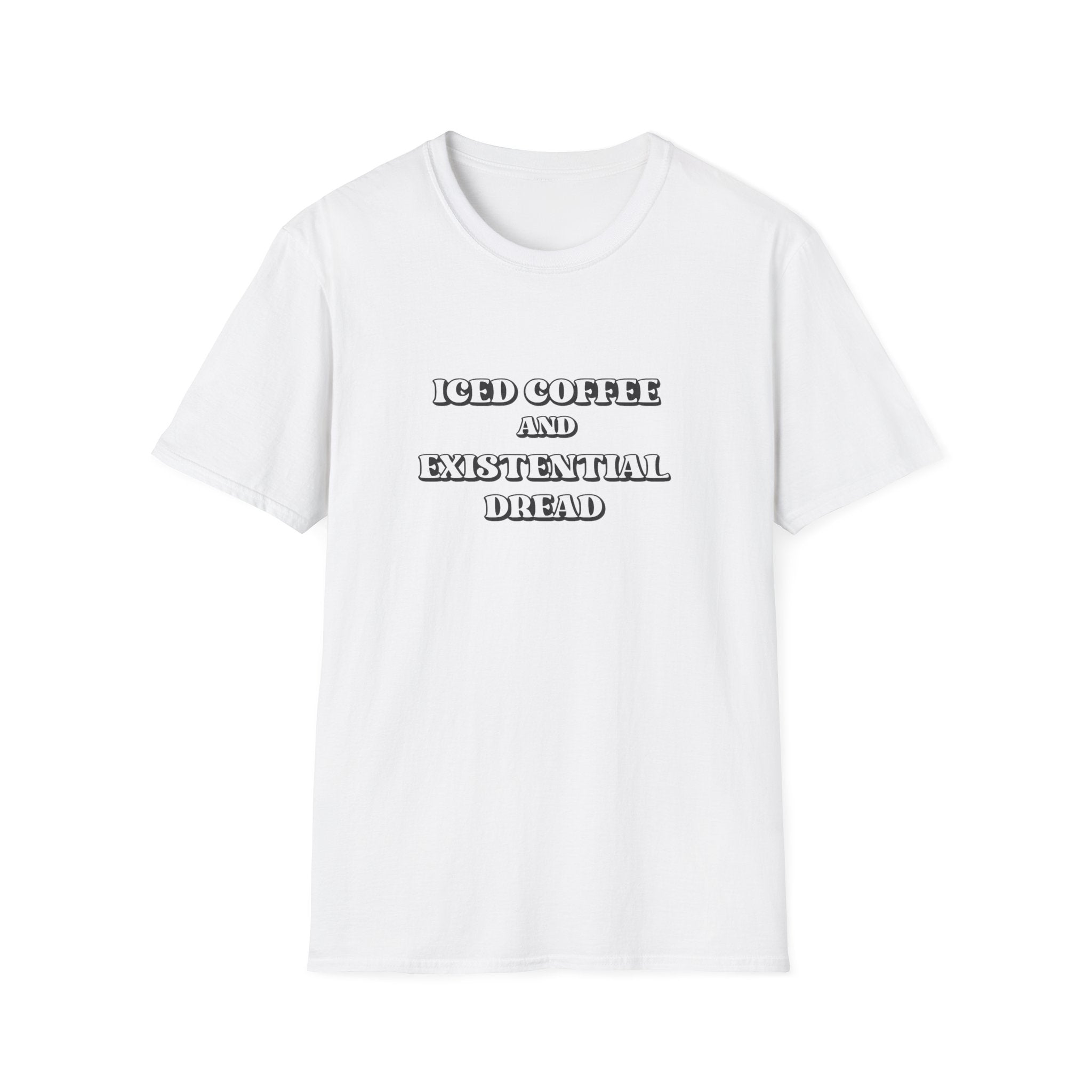 Iced Coffee and Existential Dread T-Shirt