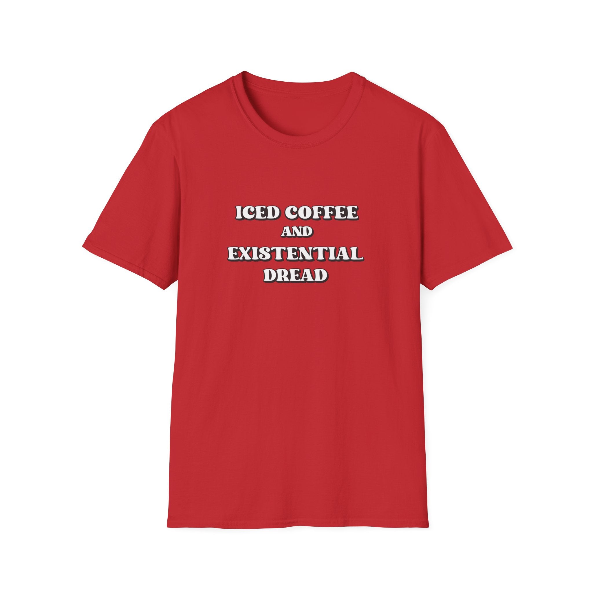 Iced Coffee and Existential Dread T-Shirt