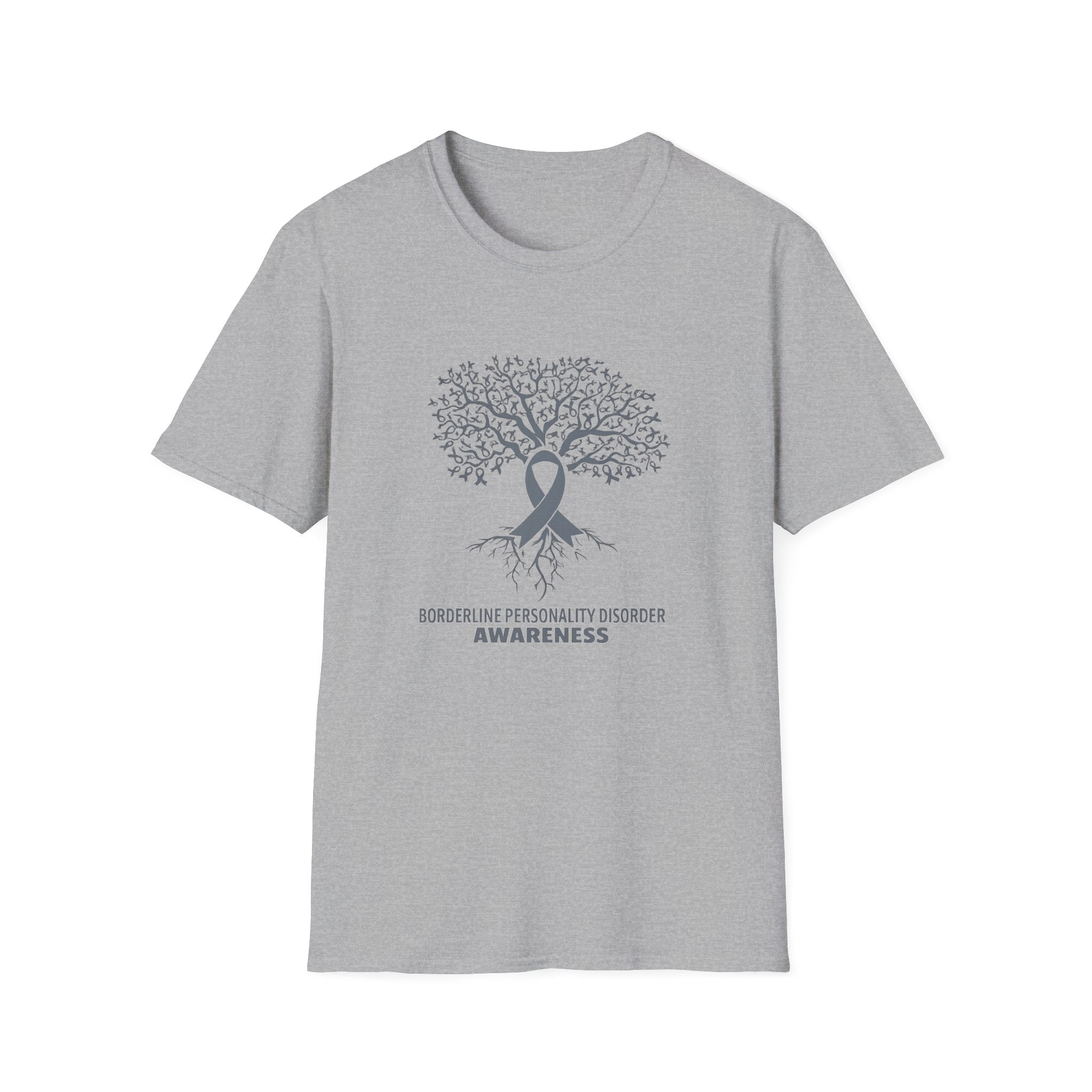 Borderline Personality Disorder Awareness T-Shirt — Tree & Ribbon Mental Health Support Tee