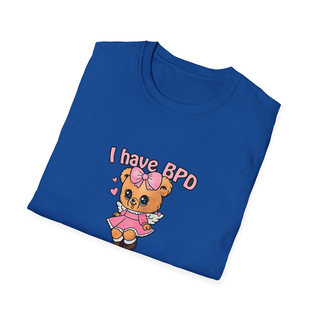 BPD Cute Teddy T‑Shirt — "I Have BPD (Beautiful Personality Disorder)" Mental Health Awareness Tee