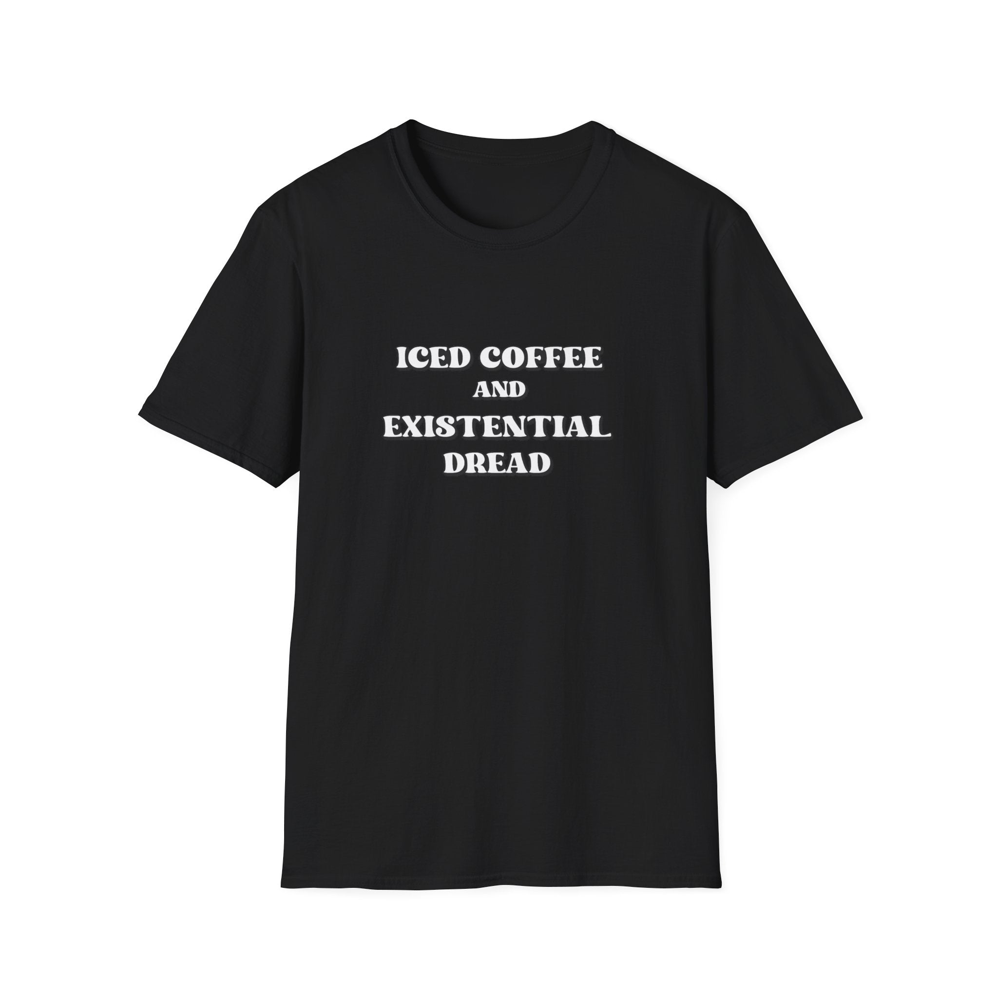 Iced Coffee and Existential Dread T-Shirt