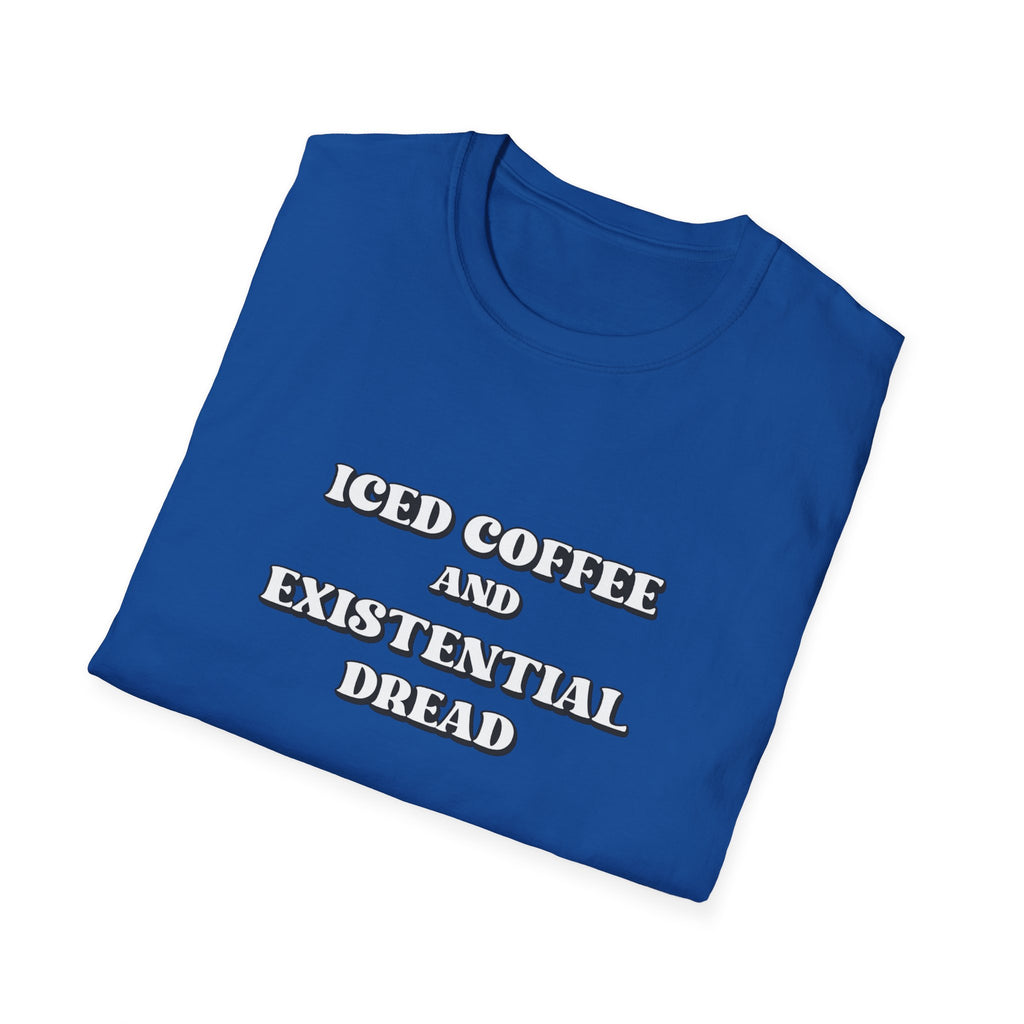Iced Coffee and Existential Dread T-Shirt