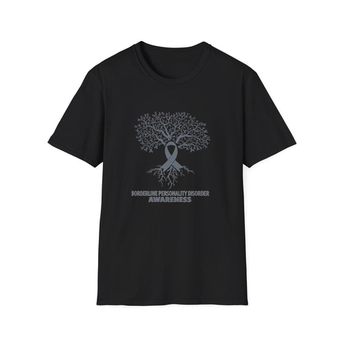 Borderline Personality Disorder Awareness T-Shirt — Tree & Ribbon Mental Health Support Tee