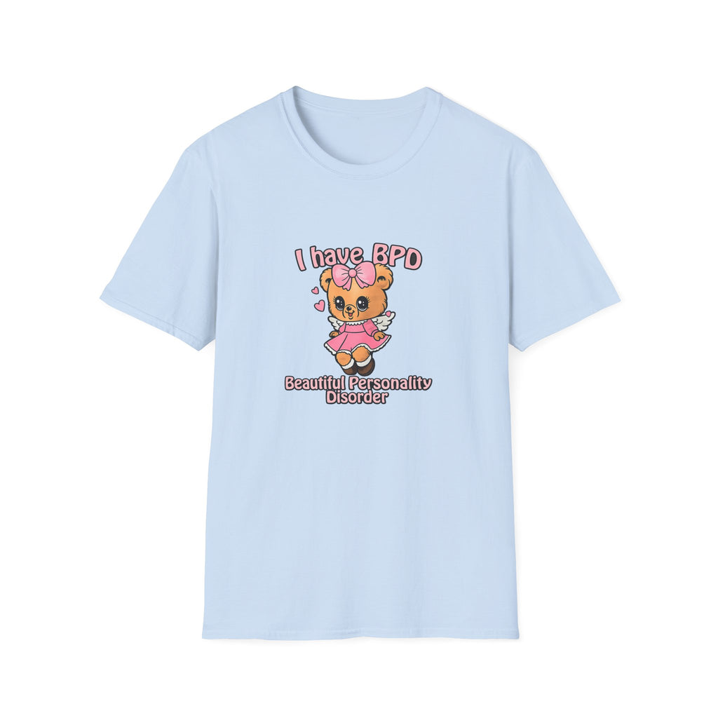BPD Cute Teddy T‑Shirt — "I Have BPD (Beautiful Personality Disorder)" Mental Health Awareness Tee