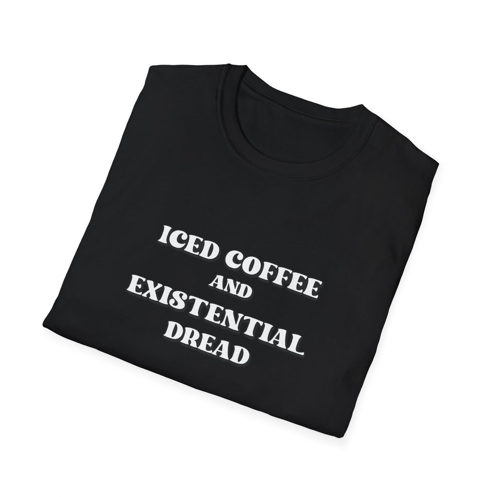 Iced Coffee and Existential Dread T-Shirt