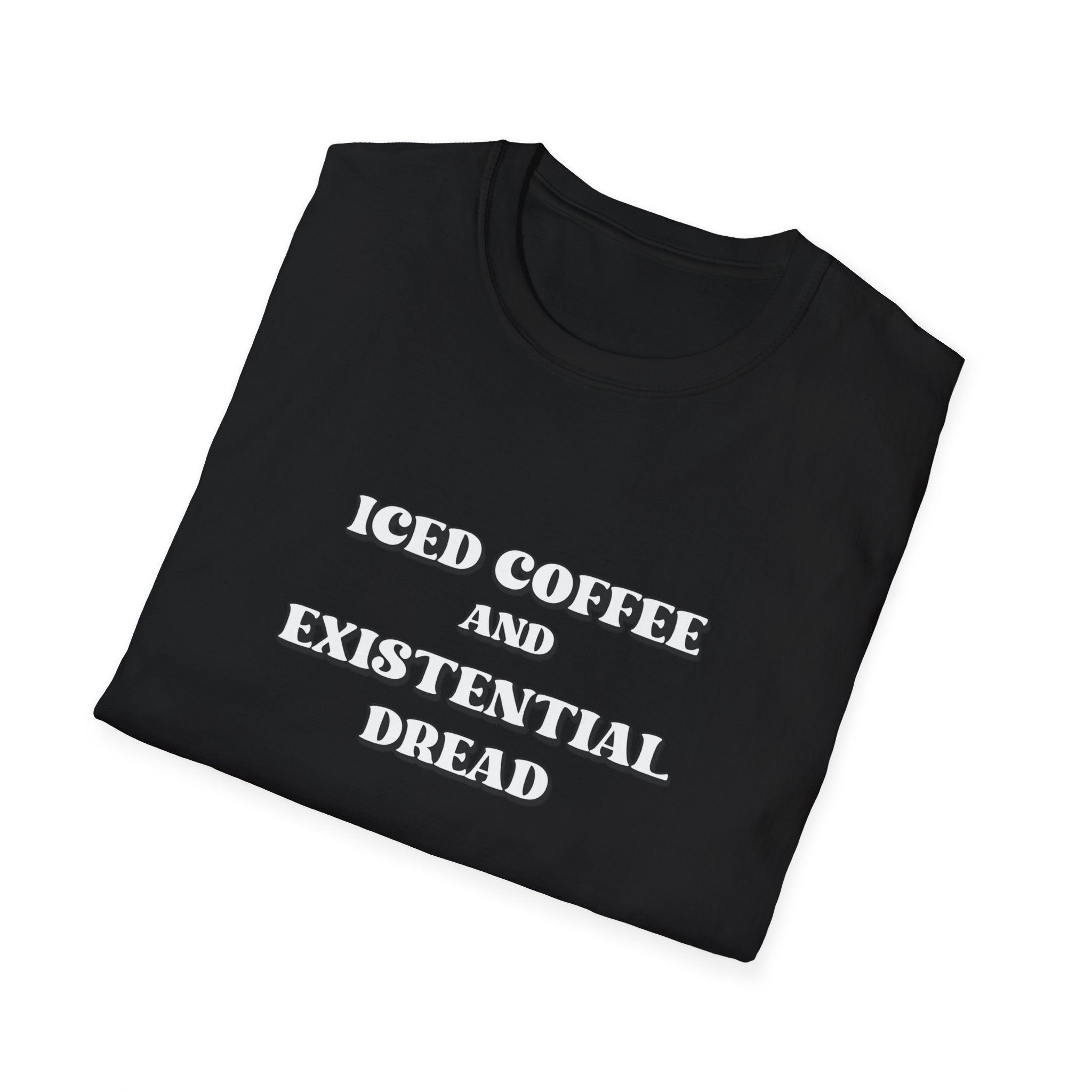 Iced Coffee and Existential Dread T-Shirt